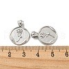 304 Stainless Steel Pendants STAS-L022-190P-3