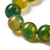 Natural Multi-Color Agate Beads Strands G-A261-B16-14mm-4