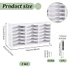 18 Grids PVC Plastic Inkpad Storage Box ODIS-WH0043-118B-3