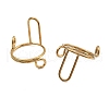Plating(IP) 304 Stainless Steel Arch Adjustable Ring for Unisex RJEW-H230-03G-2