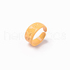 Spray Painted Alloy Cuff Rings RJEW-T011-30F-RS-3