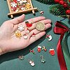 30Pcs 15 Colors Alloy Enamel Pendants FIND-YW0005-80-5