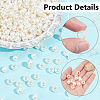  ABS Plastic Imitation Pearl European Beads SACR-NB0001-18A-4