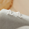 S925 Sterling Silver Stud Earrings WG164A3-11-1