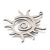 304 Stainless Steel Pendants STAS-S176-01P-2
