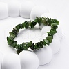 Natural Other Jade Chip Beaded Stretch Bracelets for Women Men BJEW-L038-01B-2