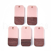 Resin & Walnut Wood Pendants RESI-S358-11-M-2
