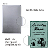 Rectangle Metal Iron Sign Poster AJEW-WH0157-295-3