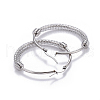 Non-Tarnish 304 Stainless Steel Hoop Earrings EJEW-L232-032C-P-2