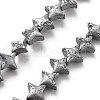 Electroplated Natural Lava Rock Beads Strands G-A251-C01-01I-2