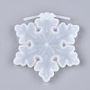 Christmas Snowflake Silicone Pendant Molds X-DIY-I036-04-1