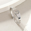 Fashionable 304 Stainless Steel Finger Rings FS-WG43180-11-1