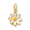 Brass Enamel Charms KK-L216-006G-01-1