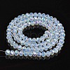 Electroplate Glass Beads Strands EGLA-A034-J10mm-L07-2