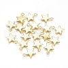 Electroplated Alloy Charms PALLOY-G267-01G-1