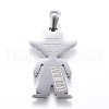Tarnish Resistant 304 Stainless Steel Pendants STAS-K162-033P-1