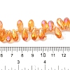 Electroplate Glass Beads Strands EGLA-B006-01A-HR01-4