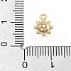 Brass Micro Pave Cubic Zirconia Pendants KK-D283-28G-3