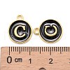 Golden Plated Alloy Charms X-ENAM-S118-02C-3