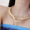 Punk Style Alloy Rhinestone Choker Necklaces FS-WGD5C30-01-3