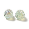 UV Plating Rainbow Iridescent Acrylic Beads PACR-M002-10E-3