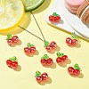 Electroplated Transparent Acrylic Pendants FIND-CJC0022-19-6