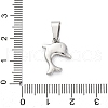304 Stainless Steel Pendants STAS-U043-20P-3