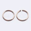 925 Sterling Silver Open Jump Rings STER-F036-02RG-0.9x7mm-2