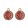 2Pcs Brass Enamel Charms KK-YW0001-73-1