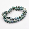 Natural Variscite Bead Strands G-P300-01-8mm-2