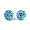 Polymer Clay Rhinestone Beads RB-H258-HD10mm-202-2