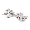 Non-Tarnish 304 Stainless Steel Charms STAS-G335-01P-2