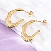 304 Stainless Steel Stud Earrings EJEW-B108-18G-3