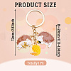 Alloy Enamel & Resin Keychain KEYC-TAC00016-3
