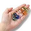 10Pcs 5 Colors Mini High Borosilicate Glass Bottle Bead Containers GLAA-FS0001-71-7