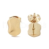 PVD Vacuum Plating 304 Stainless Steel Stud Earrings for Women EJEW-A048-46I-G-2