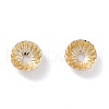 Rack Plating Brass Bead Cap KK-F827-02B-G-2
