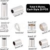 Unicraftale 100Pcs 5 Style 304 Stainless Steel Spacer Beads STAS-UN0030-32-6