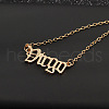 Twelve Constellations Stainless Steel Pendant Necklaces WG80545-04-1