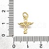 Brass Micro Pave Cubic Zirconia Pendants KK-Z100-40G-02-3