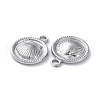 304 Stainless Steel Pendants STAS-P324-23P-3