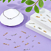 SUPERFINDINGS 20Pcs 2 Colors Eco-Friendly Brass Watch Band Clasps KK-FH0007-69-6