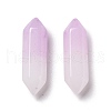 Mother's Day Gifts Natural Purple White Jade Healing Stones G-K330-65-3