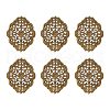 Iron Pendants Filigree IFIN-R0134-AB-1