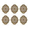 Iron Pendants Filigree IFIN-R0134-AB-1