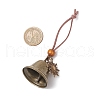Iron Bell & Tibetan Style Alloy Sun Pendant Decorations HJEW-JM03369-3