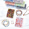 10 Strands 5 Colors Electroplate Glass Beads Strands EGLA-YW0003-89A-4