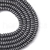 Matte Style Electroplate Non-magnetic Synthetic Hematite Beads Strands G-M007-77-2