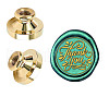 Wax Seal Brass Stamp Head AJEW-WH0209-420-1