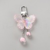Butterfly Acrylic Pendant Decorations HJEW-WH0673-10P-1